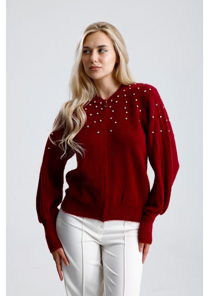 Önü Fermuarlı, Taşlı Incili Ceket ,hırka fiyatları