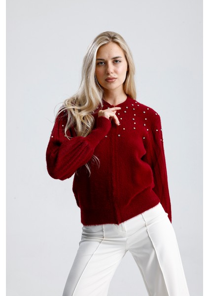 Önü Fermuarlı, Taşlı Incili Ceket ,hırka fırsatları