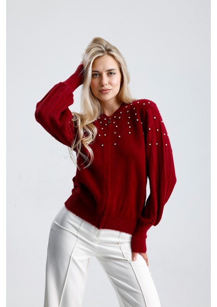 Önü Fermuarlı, Taşlı Incili Ceket ,hırka indirimleri