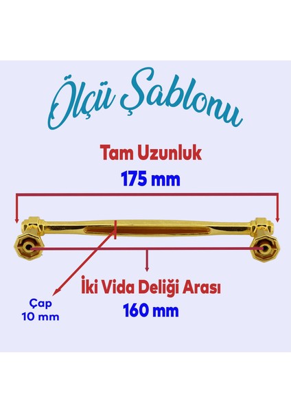 Mobilya Mutfak Dolabı Çekmece Dolap Kapak Kulpu Düz Metal Kulpları Kulbu Kulpu 160 mm Altın fiyatları