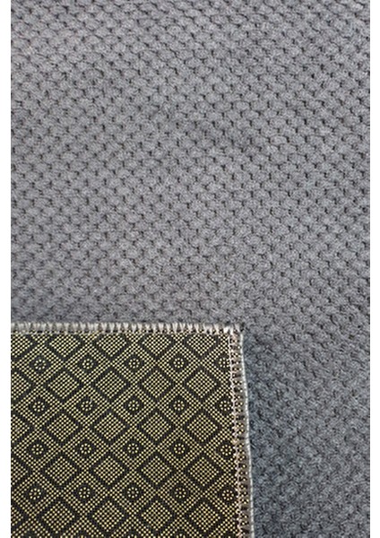 Kaymaz Tabanlı Kesme Kabartmalı Salon Koridor Mutfak Hali Antrasit Gri Yolluk Vzr 7004 Antrasit fiyatları