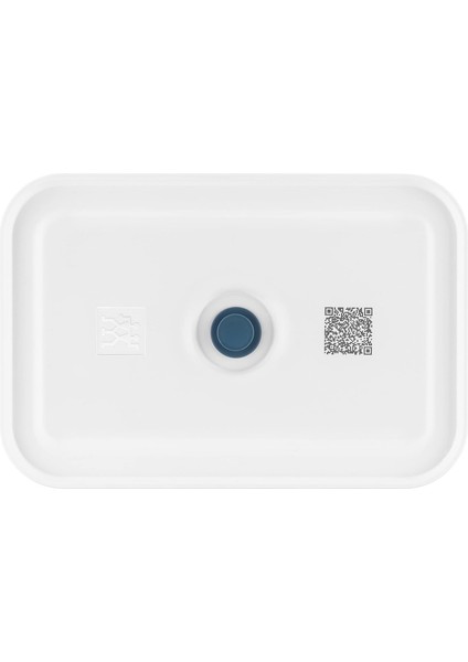 Fresh & Save Vakumlu Yemek Taşıma Kabı, L Düz, Plastik, Beyaz-Akdeniz Mavisi fırsatları