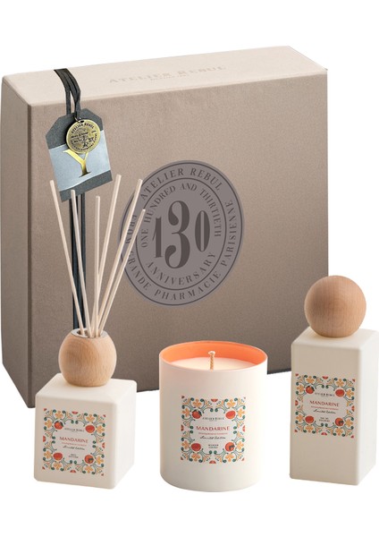 Mandalina Canlandırıcı Ev Kokusu Hediye Seti modelleri