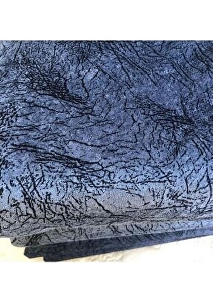 Kadife Koltuk Çekyat Örtüsü Indigorengi Damar Desenli Parlak Kaymaz Taban Süngerli fiyatları