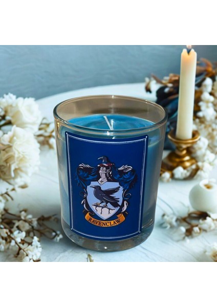 Ravenclaw Dekoratif Mum – Soya Wax – Kış Çayı Kokulu – Harry Potter modelleri