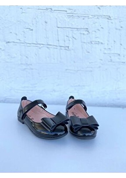 Kız Çocuk Papyon Fiyonklu, Rugan ,ortopedik Babet Ayakkabı indirimleri