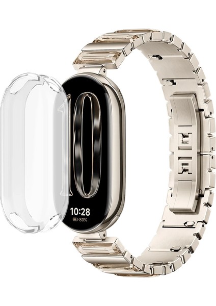 Xiaomi Smart Band 10 ( Mi Band 10 ) ile Uyumlu Kasa ve Ekran Koruyucu 360 Tam Koruma Silikon Kılıf fiyatları