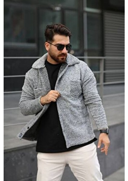 Pelüş Ceket Unisex Normal Kalıp Cep Detaylı fiyatları