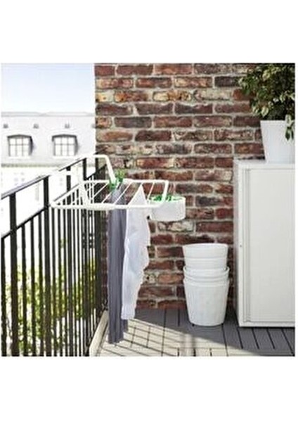 Beyaz 77 cm Balkon Ray Kapı Üstü Çamaşır Askısı fiyatları