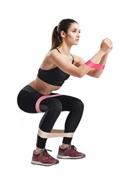 3'lü Aerobik Bandı Latex Bant Set Pilates Yoga Lastiği fiyatları