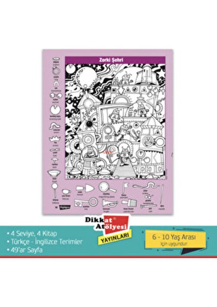 Hidden Pictures Gizli Resimler Seviye 4 Kolektif Yazarlı 6 - 8 Yaş Aralığına Uygun fiyatları