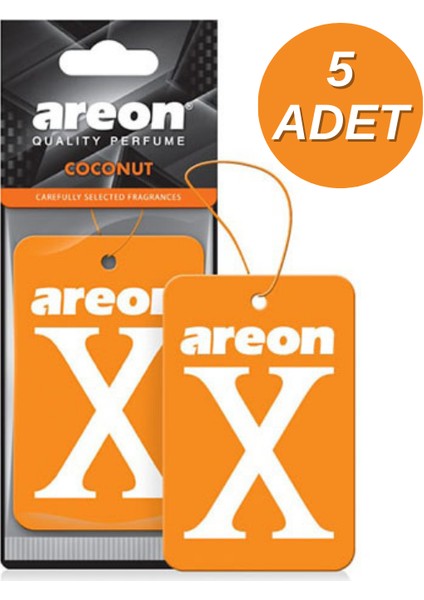 x Coconut 5'li Oto Araç Kokusu
