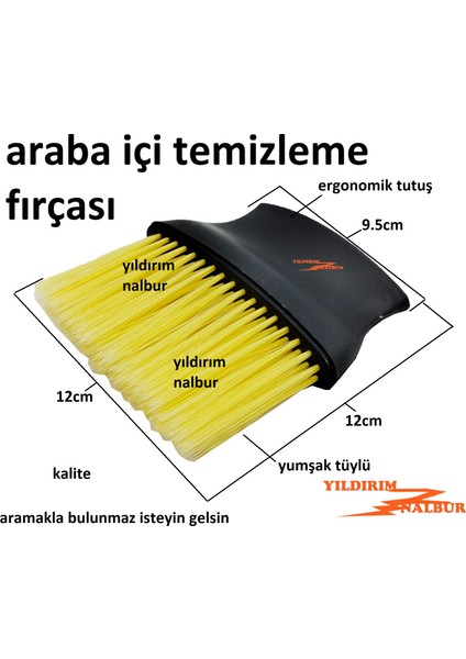 Araba Içi Temizleme Fırçası Oto Yıkamacı Fırça Yumşak Tüy fiyatları