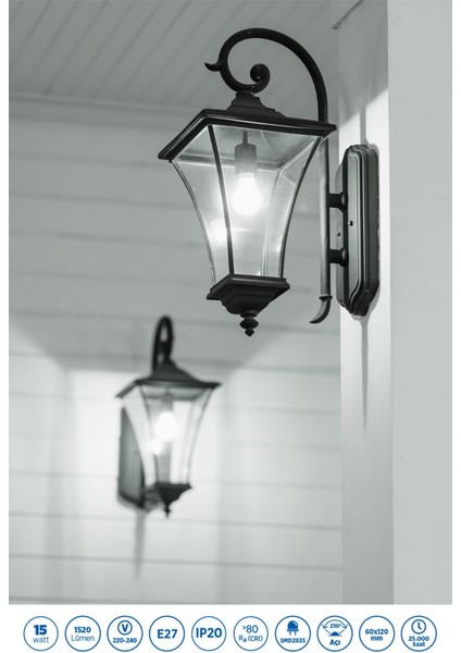 RTL01105 Rother A60 LED Ampul 15W E27 1520 Lümen 6500K Beyaz Işık - Enerji Tasarruflu Ampul fırsatları