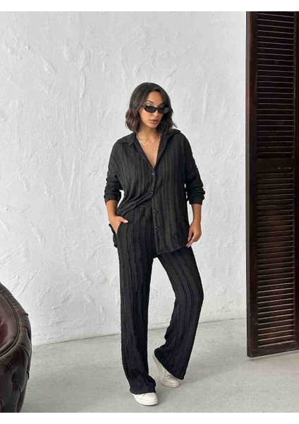 Kadın Gömlek Pantolon Alt Üst Takım modelleri