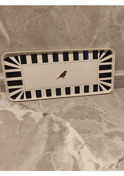 Kuşlu Kahve Sunum Tepsisi 30*12 cm Dikdörtgen fiyatları