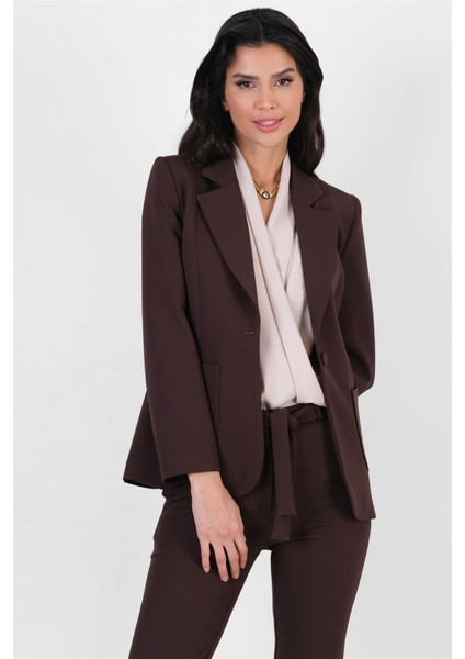 Corinta Mono Yaka Büyük Cepli Ceket Kahve fiyatları