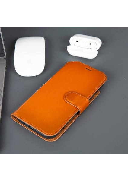 iPhone 17 Air Deri Cüzdanlı Kılıf – Rfıd ve Magsafe Uyumlu modelleri