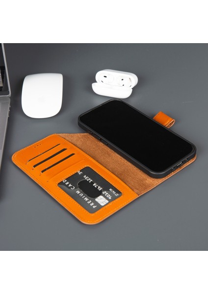 iPhone 17 Air Deri Cüzdanlı Kılıf – Rfıd ve Magsafe Uyumlu indirimleri