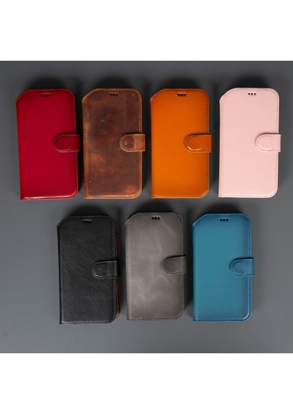 iPhone 17 Air Deri Cüzdanlı Kılıf – Rfıd ve Magsafe Uyumlu