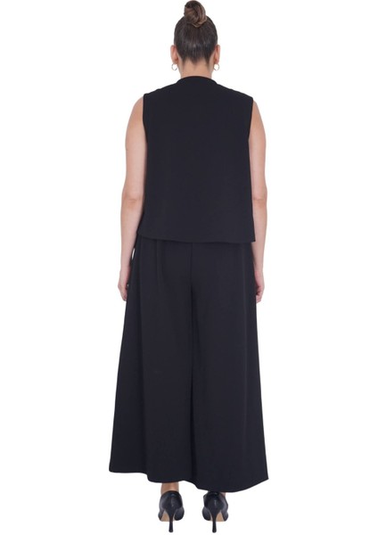 KadınKadın Büyük Beden Alt Üst Şık Yelekli İkili Takım modelleri