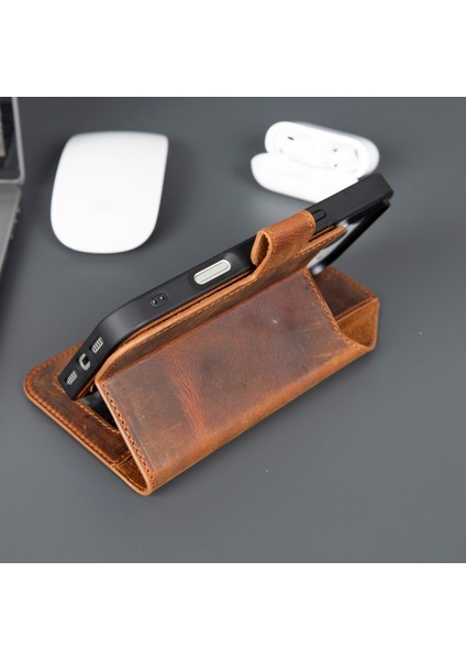 iPhone 17 Air Deri Cüzdanlı Kılıf – Rfıd ve Magsafe Uyumlu fırsatları