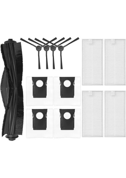 Mıdea W20 / W20 Pro Roller Yan Fırçası Hepa Filtre Toz Torbası Robot Vakum Değiştirme Yedek Aksesuarları (Yurt Dışından)