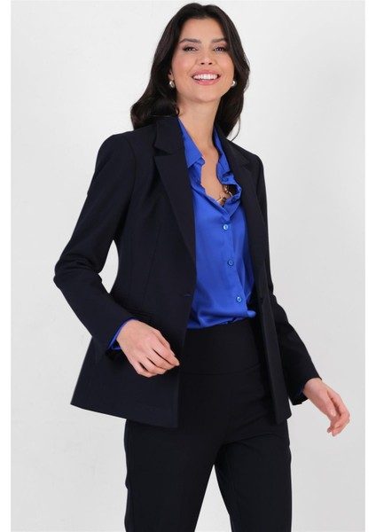 Cristano Mono Yaka Tek Düğme Ceket Lacivert fiyatları