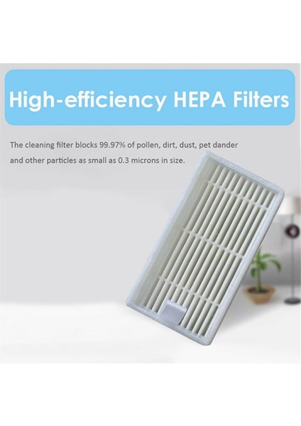 21PCS Mıdea VCR04W Robot Vakum Süpürge Yedek Parçaları Yan Fırça Hepa Filtre Mop Bezi (Yurt Dışından) fiyatları