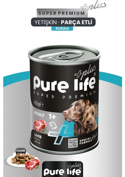 Purelife Plus Kuzu Etli Yetişkin Köpek Konserve Mama 400GR modelleri