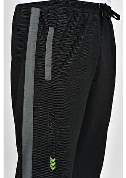 Erkek Siyah Büyük Beden Eşofman Altı Beli Lastikli Fermuarlı Cepli modelleri