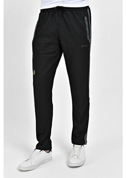 Erkek Siyah Büyük Beden Eşofman Altı Beli Lastikli Fermuarlı Cepli fırsatları