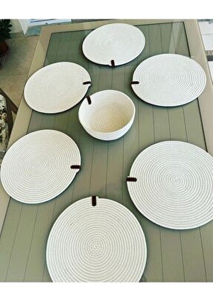 Hasır Supla ve Sepet Seti, 6lı Amerikan Servis ve Ekmek Sepeti fiyatları