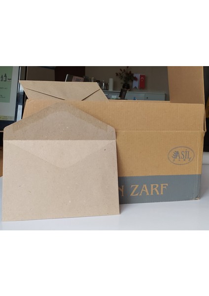 Mektup Zarfı Elvan Tutkallı 90 gr 11,4 x 16,2 cm 500'lü