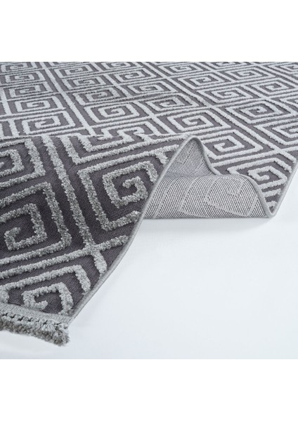 Anemon 6815 Antrasit - Polyester Dokuma Halı | Iskandinav Salon Halısı fiyatları
