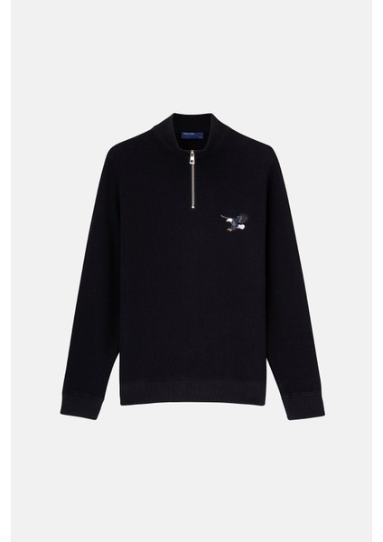 Kartal Supersoft Quarter-Zip Sweatshirt - Siyah