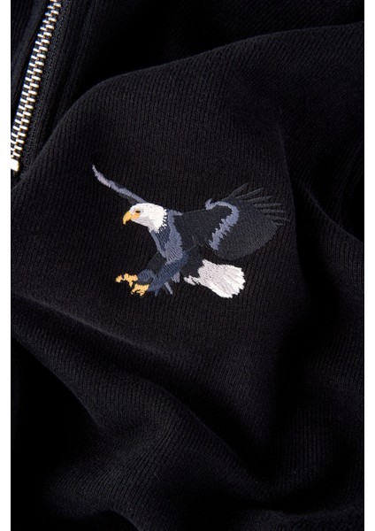 Kartal Supersoft Quarter-Zip Sweatshirt - Siyah fiyatları