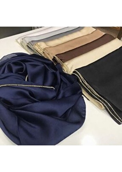 Tasarım Ince Kaşmir Taşlı Şal (Gold Taşlı) modelleri