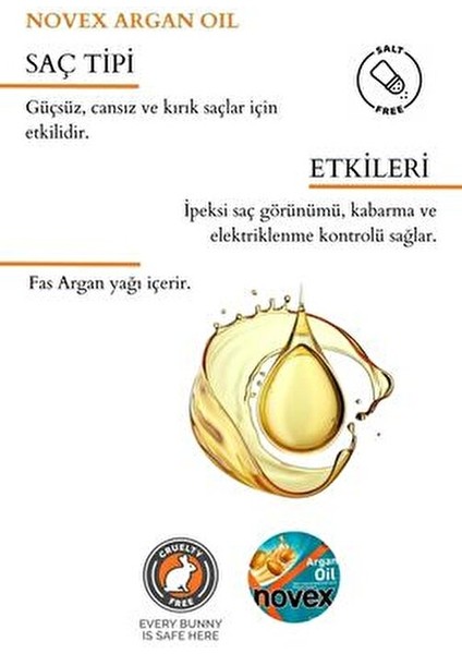 Argan Oil - Yıpranmış ve Işlem Görmüş Saçlar Için Onarıcı Argan Yağı Içeren Şampuan 300ML - fiyatları