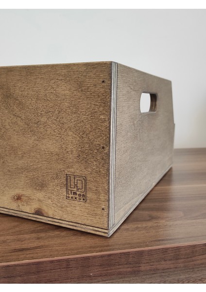 Ahşap 45LIK Plak Sandığı - Organizer Kutu - Wooden 45 Record Box fırsatları
