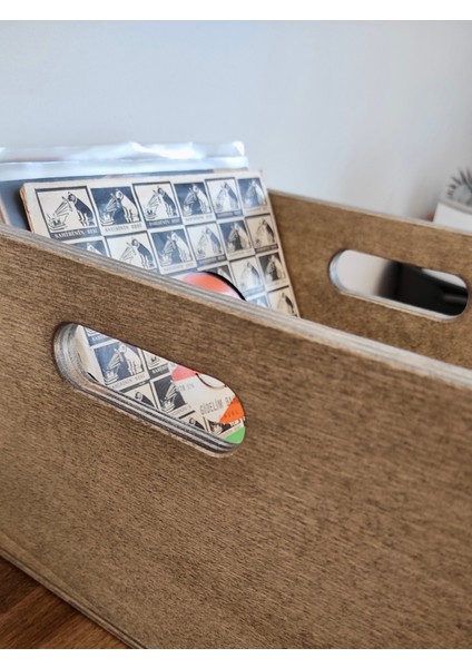 Ahşap 45LIK Plak Sandığı - Organizer Kutu - Wooden 45 Record Box modelleri