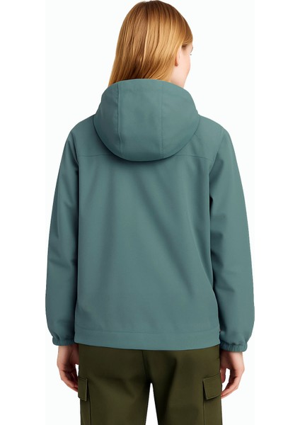 Forest Edge Oversize Fermuarlı Kapüşonlu Yağmurluk fırsatları