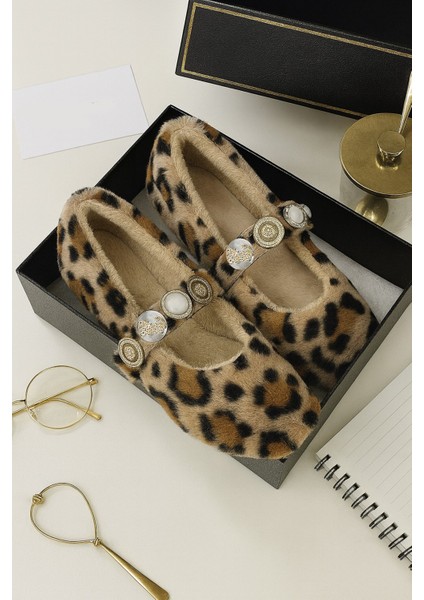 Zera Home Kadın Ev Babeti Kışlık Içi Yünlü Ev Ayakkabısı Panduf