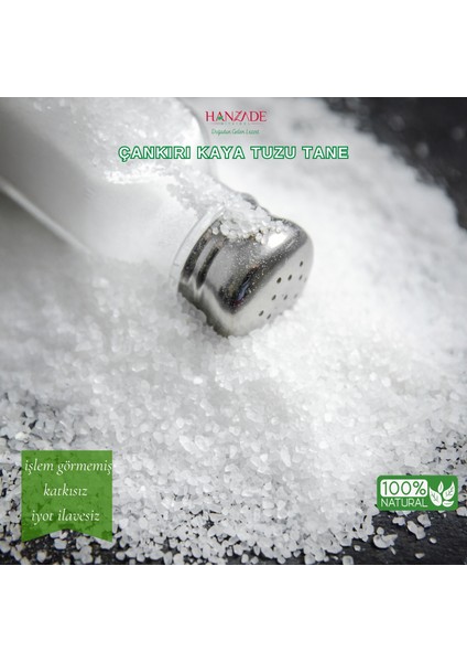 Çankırı Kaya Doğal Kaya Tuzu İri Tane 3 kg