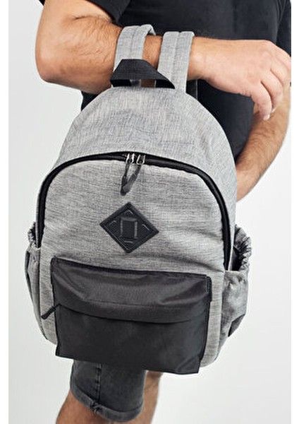 Gri Renk Sırt Çantası Spor Çantası - Gri Okul Çantası Günlük Kullanım Çanta fırsatları