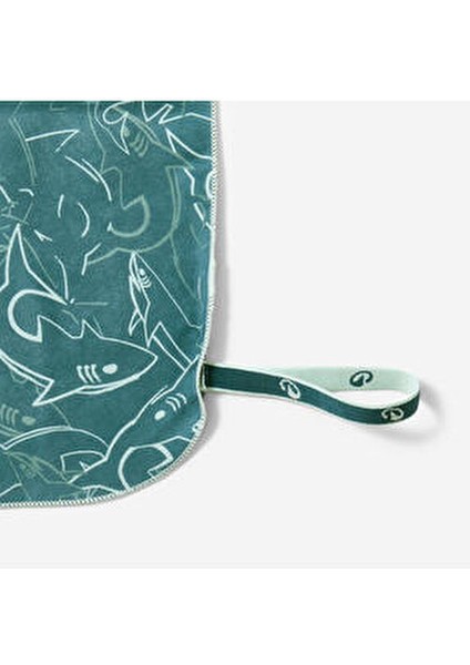 Nabaiji Mikrofiber Havlu - L - Baskılı - 80 x 130 cm fırsatları