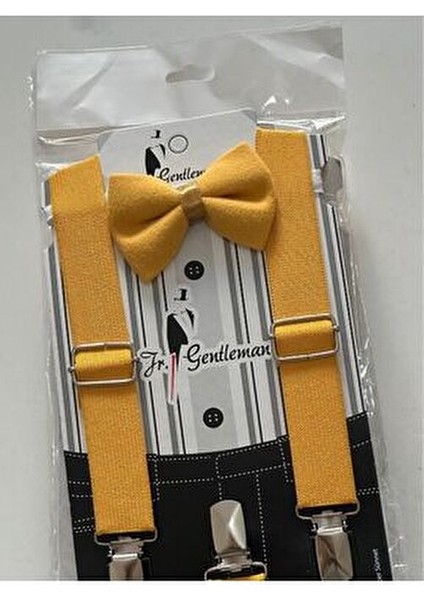 Çocuk Yaş Pantolon Askı Papyon Seti 1-6 Yaş fiyatları