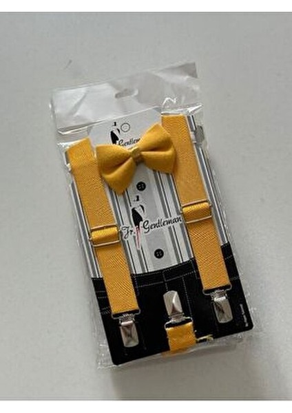 Çocuk Yaş Pantolon Askı Papyon Seti 1-6 Yaş fırsatları