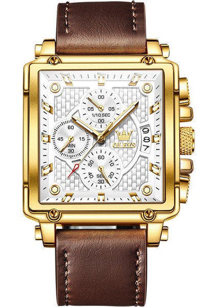 Erkek Kol Saatleri Erkekler Izle Tam Otomatik Kuvars Silikon Kayış Şarap Namlu Şeklinde Saat (Yurt Dışından)