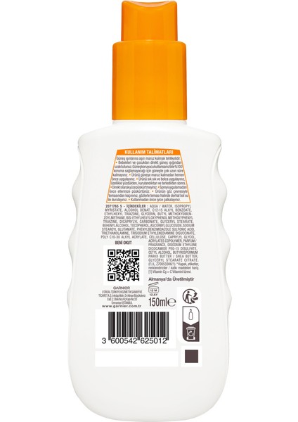 Ambre Solaire 24 Saat Nem Çok Yüksek Koruma Spreyi SPF30 150ml fiyatları